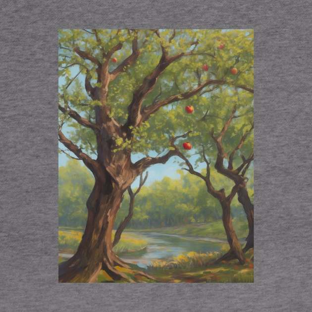 Apple Picture Meadow Beautiful Vintage Retro by Flowering Away